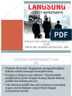 Policy of Capital Invest Law 2016