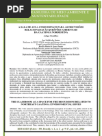 A Sala de Aula Como Espaço Para as Discussões Relacionadas Às Questões Ambientais Da Caatinga Nordestina