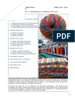 Fibras textiles: clasificación y propiedades
