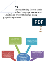 W1 Tutor.9.1.2017 - Factors To The Changing Trends of Language Assessment
