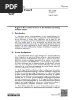 Informe Secretario General de la Onu Sobre Sahara Occidental (Abril 2017)