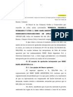 A - Defensa Del Consumidor-Asistencia Viajero Mediante Tarjeta-Roberts C HSBC y Otros