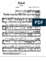 Usted Bolero Piano PDF