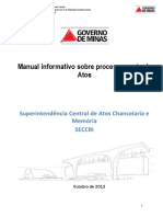 Manual Informativo Sobre Processamento de Atos