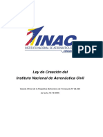Creación Instituto Aeronáutica Civil Venezuela