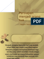 Persiapan Menjadi Orang Tua