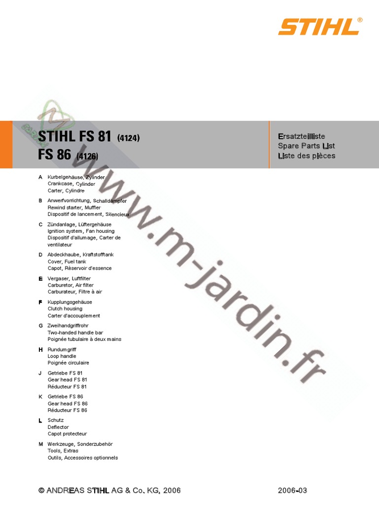 Gaszug Pas F 4126 180 1110 Stihl V Nr