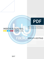 El Informe Completo de La MEE Al Gobierno para La Reforma Al Sistema Electoral