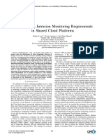 Reconsidering Intrusion Monitoring Requirements in Shared Cloud Platforms