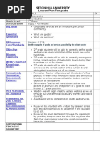 Seton Hill University Lesson Plan Template: Name Subject Grade Level Date/Duration