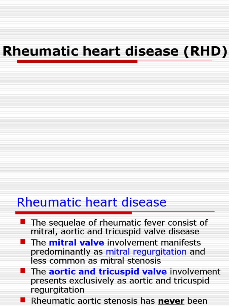 Rheumatic Heart Disease2 | PDF | Heart Valve | Atrium (Heart)