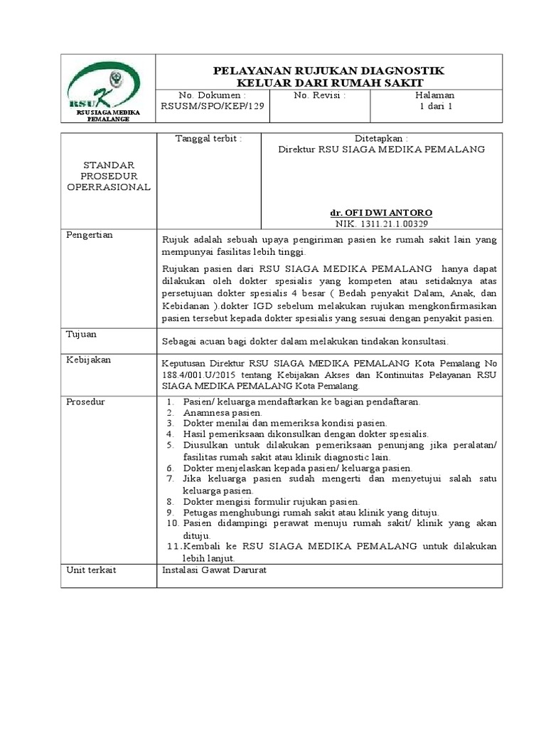 SPO RUJUKAN DIAGNOSTIK KELUAR DARI RUMAH SAKIT.fix.doc