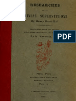 Researches Into Chinese Superstitions (Vol 5) - Henry Dore