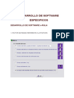 Desarrollo de Sofware Especifico