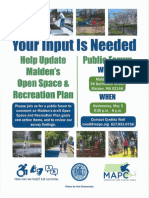 Malden Open Space Flyer - English