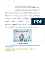 Download Perbedaan Antara Pemimpin Dan Manajer Menurut Para Ahli by nurliyah SN345589076 doc pdf