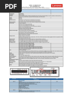 Components Specification: Server Model