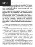 PARÁBOLA DO RICO E LÁZARO