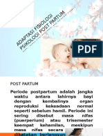 Adaptasi Fisiologi Psikologi Post Partum