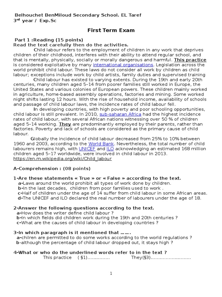 Child Labour Child Labour Labor