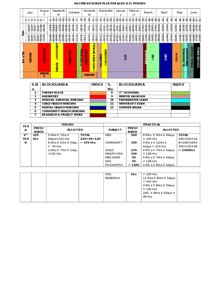 b.sc.4th Yr Master Rotation | Nursing | Disability