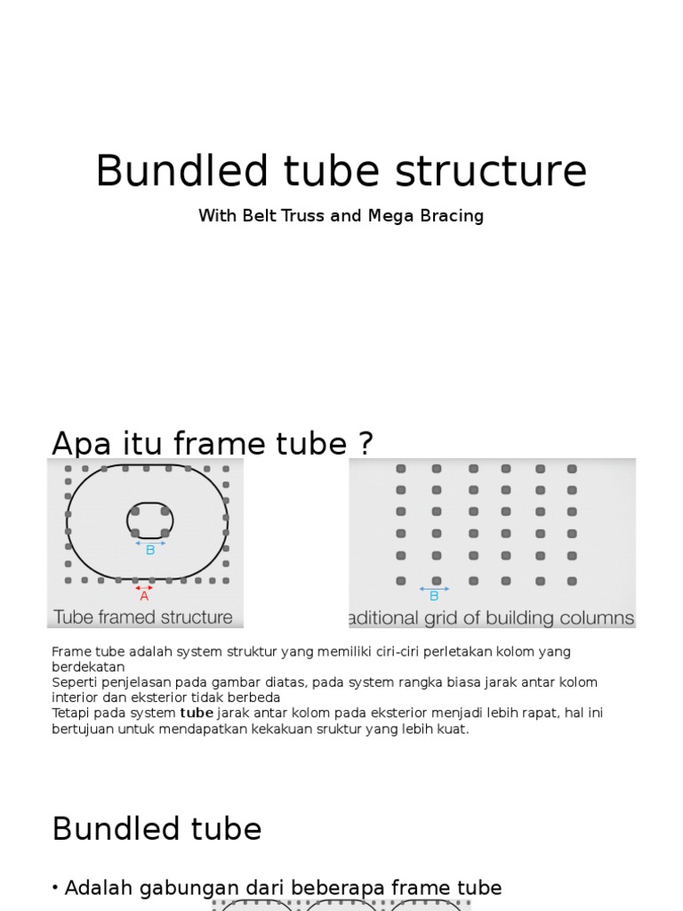 Struktur Bundled Tube dengan Bracing | PDF