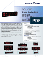 Masibus DDU-XX R1F 0815 Digital Display Unit