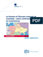 La Russie Et L'europe Centrale Et Orientale: Entre Confrontations Et Connivences