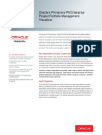 Oracle 'S Primavera P6 Enterprise Project Portfolio Management Visualizer