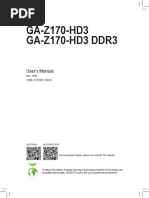 MB Manual Ga-z170-Hd3 (Ddr3) e