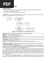 Figure 1.1 A Block Diagram of A Communication Systems