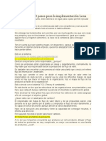 8 Pasos para La Implementación Lean