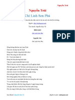 Chí Linh Sơn Phú - Nguyễn Trãi