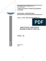 Prevenție, Terapie Și Reabilitare În Adicții PDF
