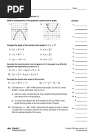 Alg1 Assessment 08 Quiz Make Up