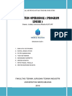 Kelompok 4 PTI - Penelitian Operasional-Program Linear