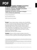 Barroso, c. Carrascoza, j. Guardia, m. Parafrase e Memoria - Estrategias Persuasivas Do Discurso Publicitario Contemporaneo (2011)
