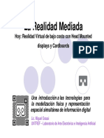 La Realidad Mediada-Hoy Realidad Virtual