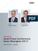 Speeches Auto Shanghai 2017