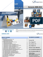 Industria Bauturilor 2008-2014 - Prezentare Rezumativa