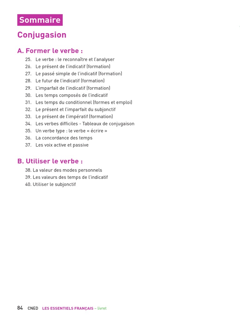 Guide de Conjugaison des Verbes | PDF | Verbe | Mécanique du langage