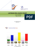 Laporan Real Quick Count Pemilukada Pangkep  2010