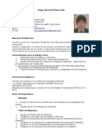 Diego Perez (Curriculum Vitae-1