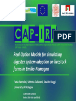 Real Option Models For Simulating Digester System Adoption On Livestock Farms in Emilia-Romagna