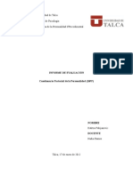 147277854 Informe de Evaluacion 16pf