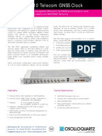 OSA 5210 Telecom GNSS Clock - Oscilloquartz SA PDF