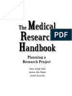 The Medical Research Handbook - Clinical Research Centre PDF