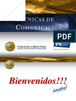 Técnicas de Comunicación - Carlos de la Rosa Vidal