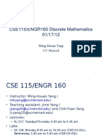 CSE115 Discrete Math Overview