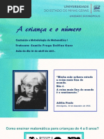 Aula - Capítulo 1 de "A Criança e o Número"